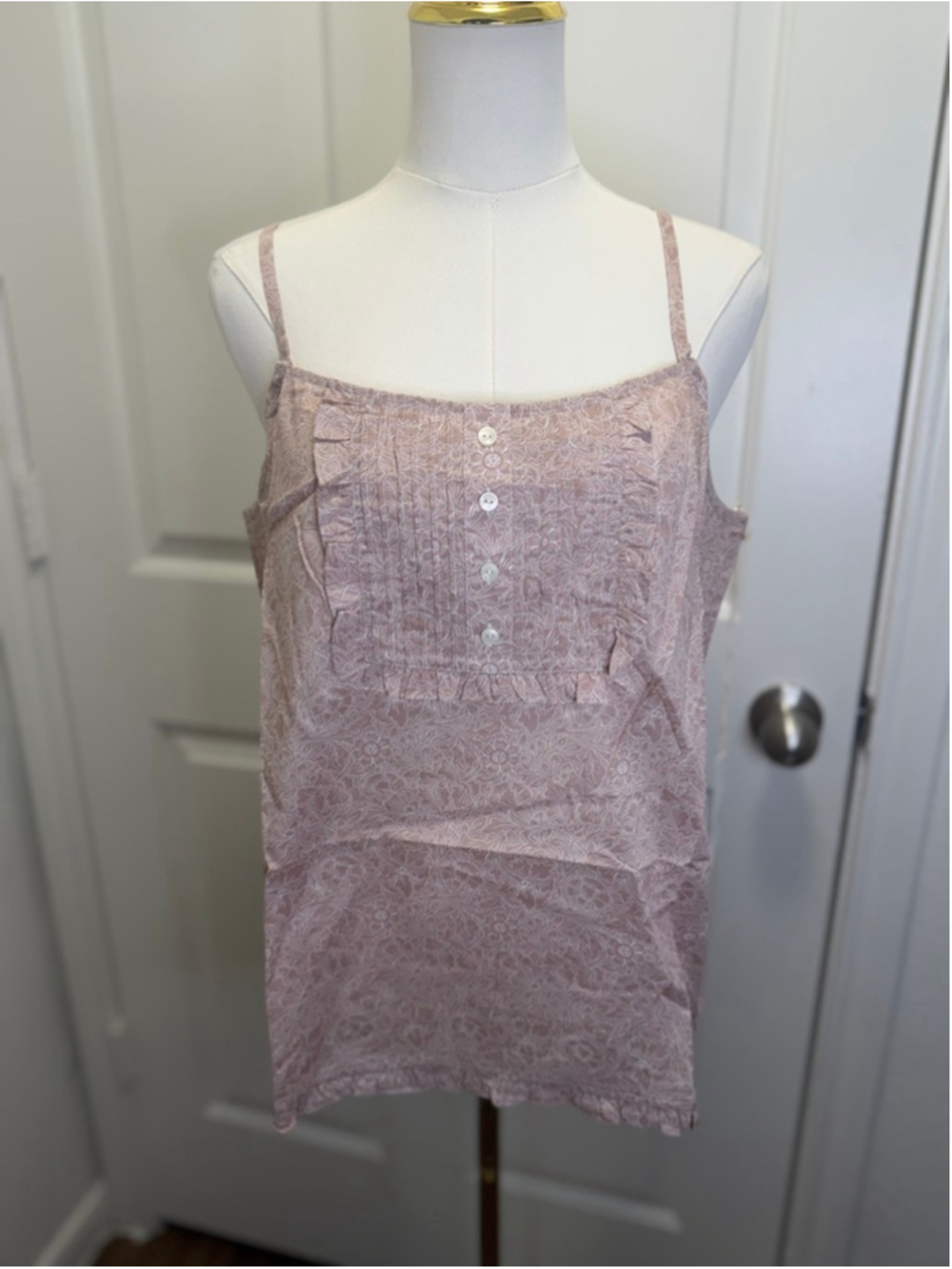 Haven Well Within Floral Camisole Tank Top M NWT Organic Cotton Buttery Soft
